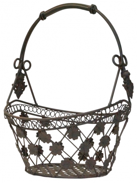 Henkelkorb Tecla groß ca. 40 cm - Gartendekoration